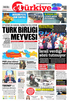 TÜRKİYE GAZETESİ 12 Şubat 2025 gazete manşeti