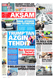 AKŞAM 12 Şubat 2025 gazete manşeti