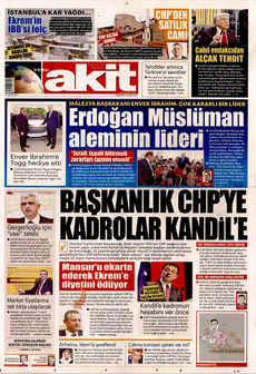 YENİ AKİT 12 Şubat 2025 gazete manşeti