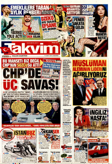 TAKVİM 12 Şubat 2025 gazete manşeti