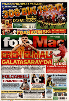 FOTOMAÇ 12 Şubat 2025 gazete manşeti