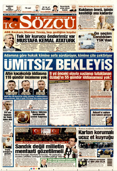 SÖZCÜ 17 Mart 2025 gazete manşeti