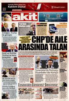 YENİ AKİT 17 Mart 2025 gazete manşeti