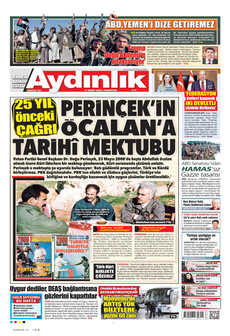 AYDINLIK GAZETESİ 17 Mart 2025 gazete manşeti