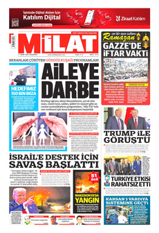 MİLAT 17 Mart 2025 gazete manşeti