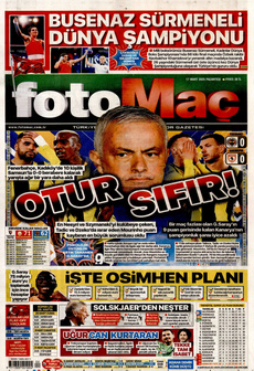 FOTOMAÇ 17 Mart 2025 gazete manşeti
