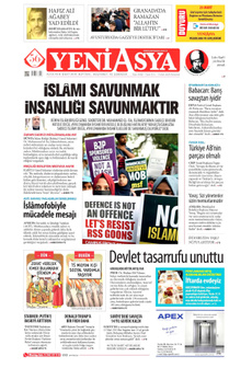 YENİ ASYA 17 Mart 2025 gazete manşeti