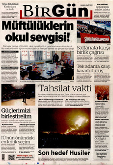 BİRGÜN 17 Mart 2025 gazete manşeti