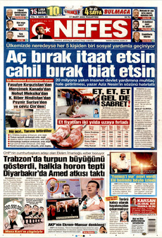 NEFES 17 Mart 2025 gazete manşeti