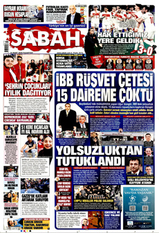 SABAH 24 Mart 2025 gazete manşeti