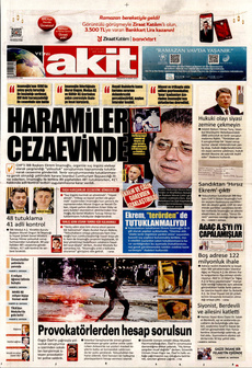 YENİ AKİT 24 Mart 2025 gazete manşeti