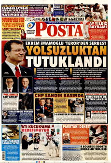 POSTA 24 Mart 2025 gazete manşeti