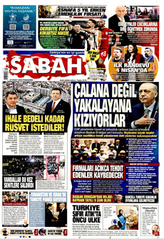 SABAH 27 Mart 2025 gazete manşeti