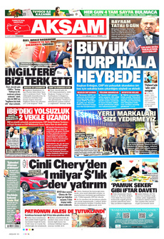 AKŞAM 27 Mart 2025 gazete manşeti