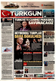 TÜRKGÜN 27 Mart 2025 gazete manşeti