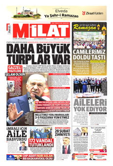 MİLAT 27 Mart 2025 gazete manşeti
