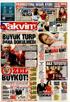 TAKVİM 27 Mart 2025 gazete manşeti