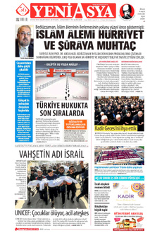 YENİ ASYA 27 Mart 2025 gazete manşeti