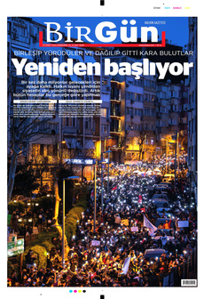 BİRGÜN 27 Mart 2025 gazete manşeti