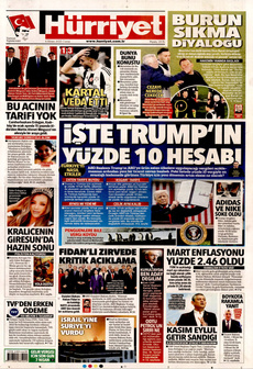 HÜRRİYET 4 Nisan 2025 gazete manşeti