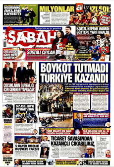 SABAH 4 Nisan 2025 gazete manşeti