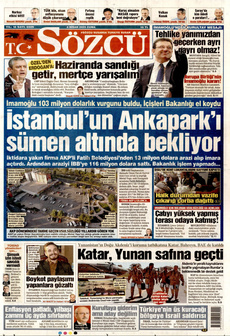 SÖZCÜ 4 Nisan 2025 gazete manşeti