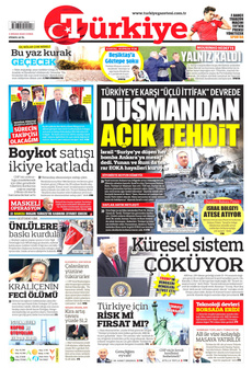 TÜRKİYE GAZETESİ 4 Nisan 2025 gazete manşeti