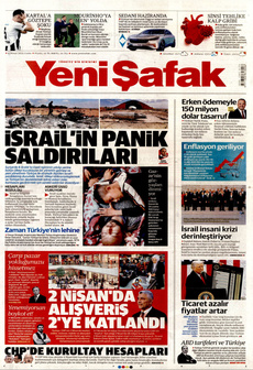 YENİ ŞAFAK 4 Nisan 2025 gazete manşeti