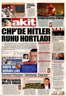 YENİ AKİT 4 Nisan 2025 gazete manşeti