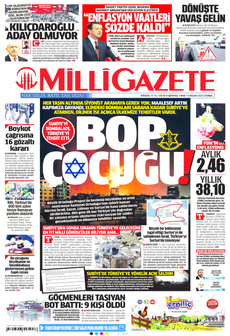 MİLLİ GAZETE 4 Nisan 2025 gazete manşeti