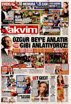 TAKVİM 4 Nisan 2025 gazete manşeti