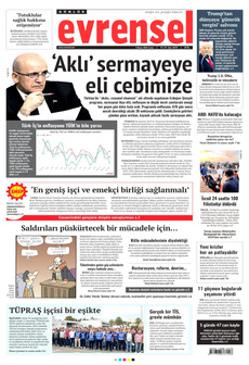 EVRENSEL 4 Nisan 2025 gazete manşeti