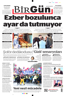 BİRGÜN 4 Nisan 2025 gazete manşeti
