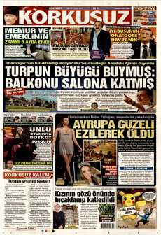 KORKUSUZ 4 Nisan 2025 gazete manşeti