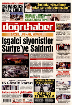 DOĞRU HABER 4 Nisan 2025 gazete manşeti