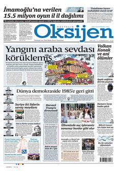 OKSİJEN 4 Nisan 2025 gazete manşeti