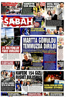 SABAH 6 Nisan 2025 gazete manşeti