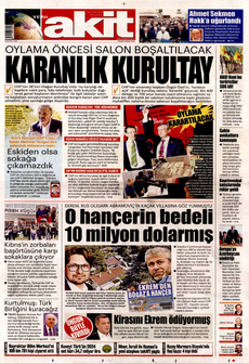 YENİ AKİT 6 Nisan 2025 gazete manşeti