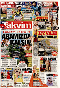 TAKVİM 6 Nisan 2025 gazete manşeti