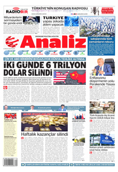 ANALİZ 6 Nisan 2025 gazete manşeti
