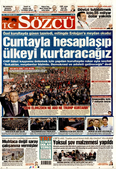 SÖZCÜ 7 Nisan 2025 gazete manşeti