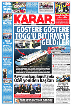 KARAR 7 Nisan 2025 gazete manşeti