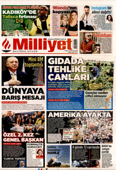MİLLİYET 7 Nisan 2025 gazete manşeti