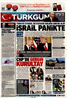 TÜRKGÜN 7 Nisan 2025 gazete manşeti