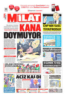 MİLAT 7 Nisan 2025 gazete manşeti