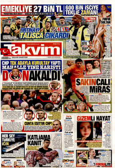 TAKVİM 7 Nisan 2025 gazete manşeti
