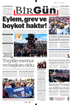 BİRGÜN 7 Nisan 2025 gazete manşeti