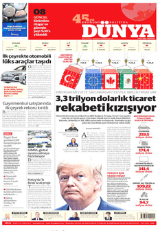 DÜNYA 7 Nisan 2025 gazete manşeti