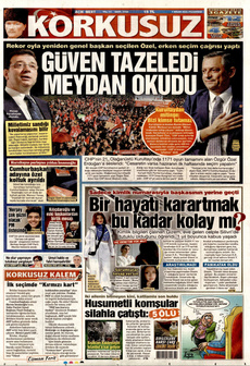 KORKUSUZ 7 Nisan 2025 gazete manşeti