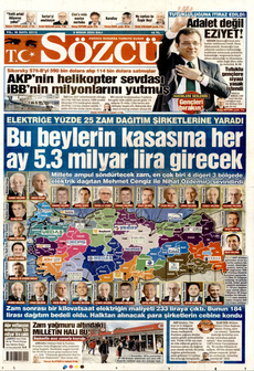 SÖZCÜ 8 Nisan 2025 gazete manşeti